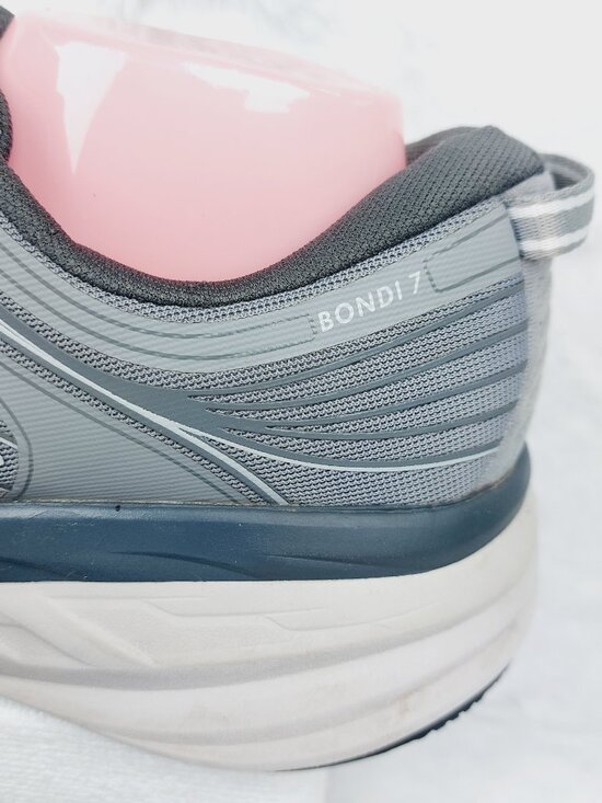 Hoka One One Men\'s Dark Gray Dove Bondi 7 Athletic Running Shoes Size 10.52EE main image 10